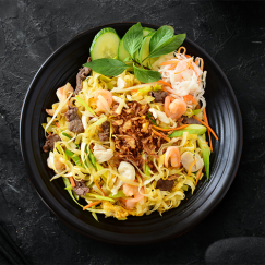 Nem Rán + Dưa góp - Jarní závitky s Nakládané zelí